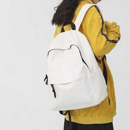 Woman School Backpack Man College Student Travel Schoolbag Teenage Girl Boy