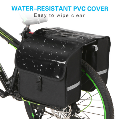 28L Water Resistant Bicycle Rear Seat Carrier Rack Trunk Bags Cycling Bike Bag