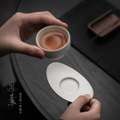 Oval Ceramic Tea Coaster|Coffee Coaster|Tea Accessories