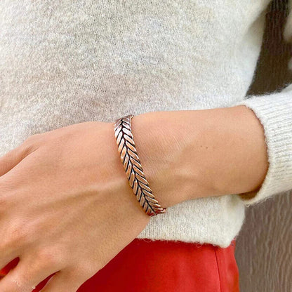 Women Healing Bracelet Tibetan Pure Copper Magnetic Men Fashion Jewelry Bangles