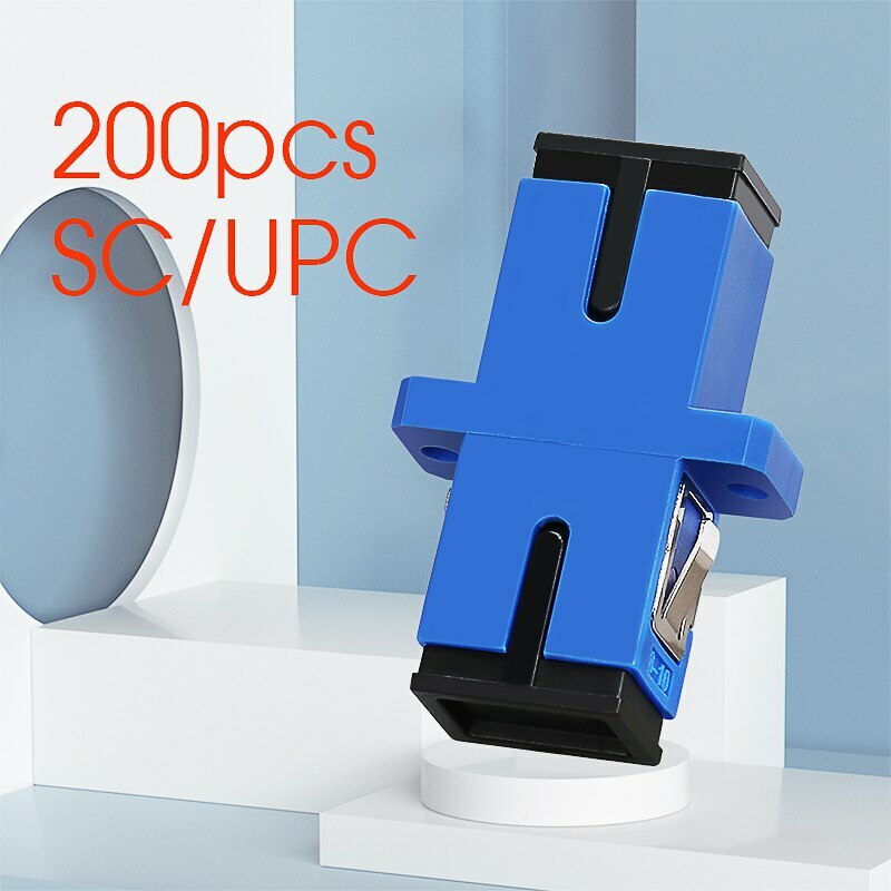 SC UPC Simplex Mode Fiber Optic Adapter SC UPC Optic Fiber Coupler SC Flange