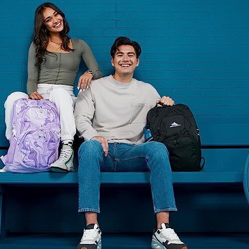 High Sierra Swoop SG School DayPack Travel Laptop Bag with One Size, Black