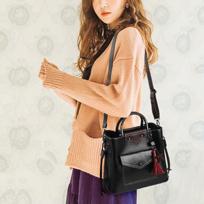 Women PU Leather HandbagBackpack Crossbody Shoulder Travel Bags Rucksack Satchel