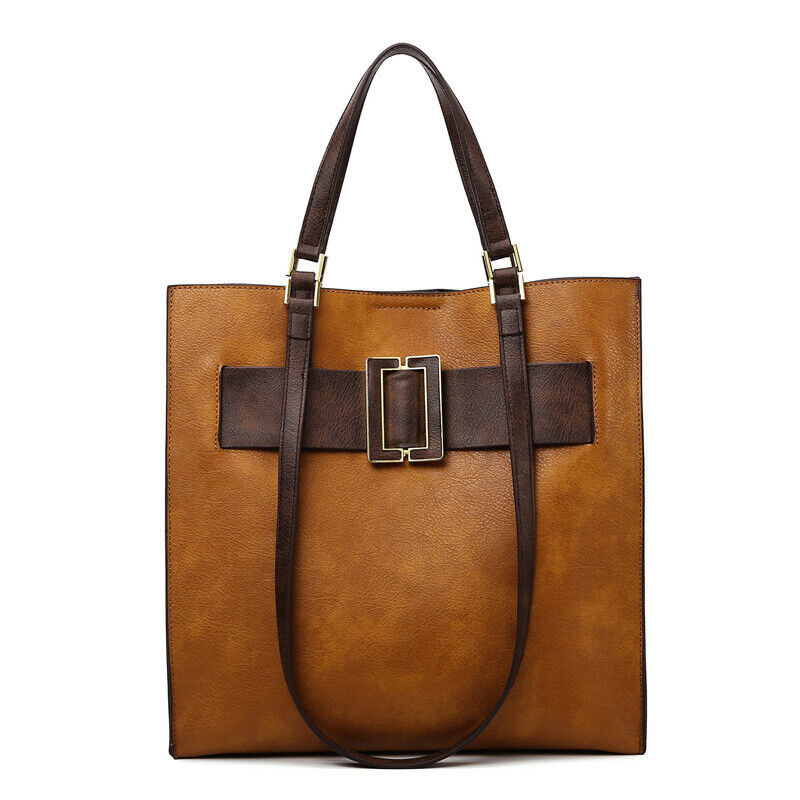 Women's Lady Casual PU Leather Messenger Satchel Shoulder Cross body Bag Handbag