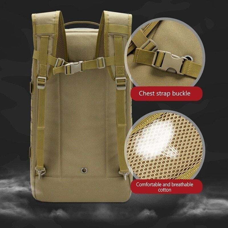 Travel Backpack Tactical Militari Bag Hiking Rucksack Nylon Shoulder Camping