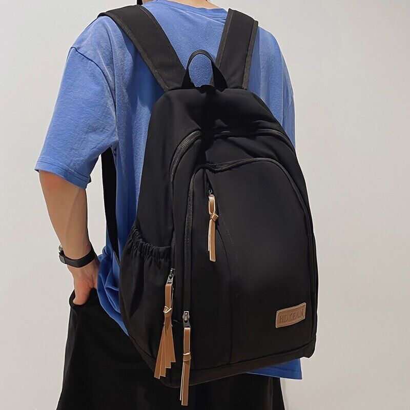 Nylon Men Female Book BagSchool Bag Male Women College Backpack Lady Backpack