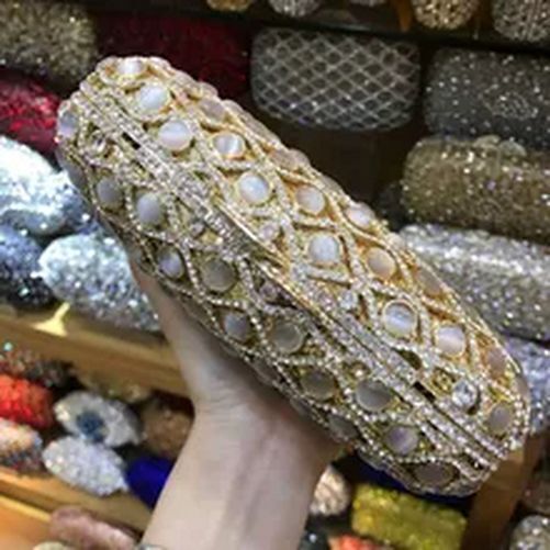 Crystal Diamond Day Clutches Shoulder Bag Evening Purse Women Wedding Handbag