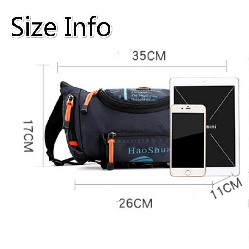 Oxford Men's Belt Pack Shoulder Bag Travel Bum Sling Chest Waist Bags