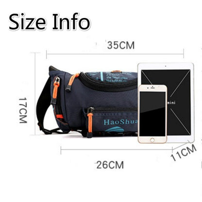 Oxford Men's Belt Pack Shoulder Bag Travel Bum Sling Chest Waist Bags