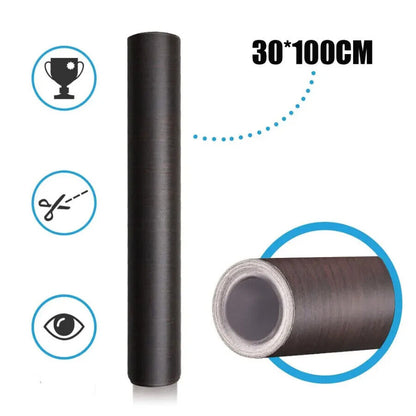Car Sticker Interior Decoration PVC Self-Adhesive Wood Grain Textured Vinyl Film