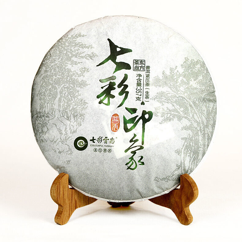 COLOURFUL YUNNAN Colorful Impression Pu'er Pu-erh Tea Cake Raw Puer Tea 357g