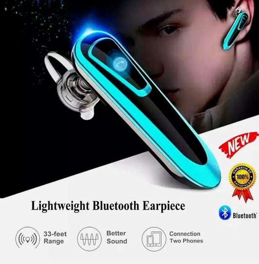 Headphone Single Explorer Bluetooth Wireless HD Voice Headset trucker Earbud