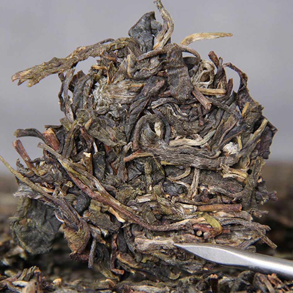 357g BanZhang Collectibles Sheng Puer Tea Premium Cha Hand-made Pu-erh Tea Cake
