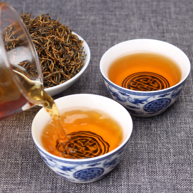 Black Tea 250g OrganicDianhong Golden Buds JIN SI Dian Hong Gold Yunnan