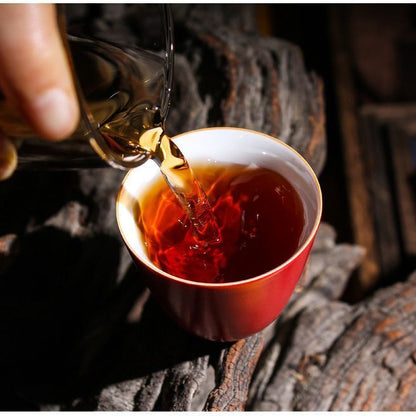 Brown Mountain Ripe Brick Puerh Ripe Tea Brown Mountain Tribute Tea 250g/8.8oz