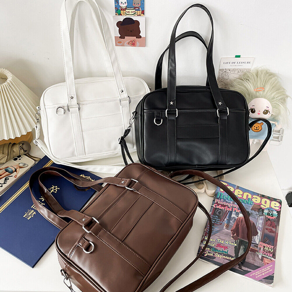 Messenger Bag PU Leather Shoulder Bag Large Capacity Handbags Crossbody Bag
