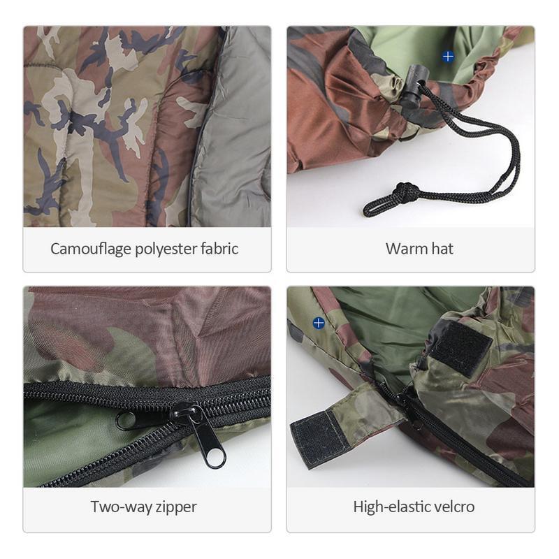 Outdoor Camping Sleeping Bag Camouflage Sleeping Bag Camping Travel Sleep Bag