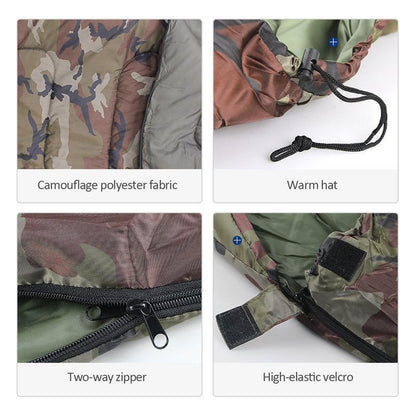 Outdoor Camping Sleeping Bag Camouflage Sleeping Bag Camping Travel Sleep Bag