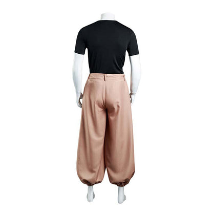 Anime Jujutsu Kaisen Fushiguro Toji Uniform Cosplay Costume T-shirt+Pants Set