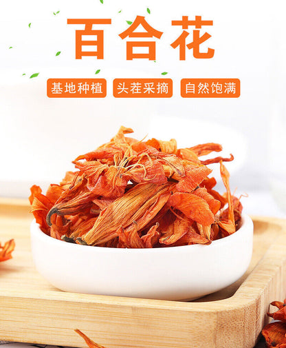 Lanzhou Lily Flower Dried Flower Flower Lily Flower Tea Bulk Herbal Tea 500g