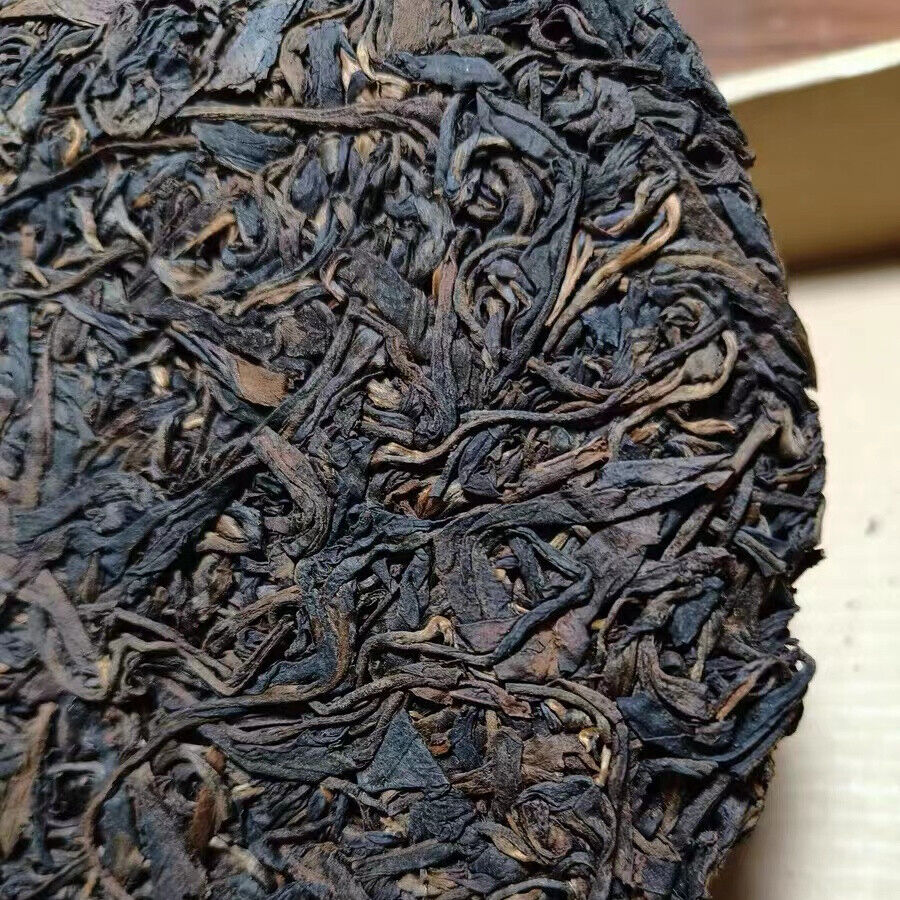 357g Yunnan Qizi Old Puerh Raw Tea Cake 2003 Yiwu Zhengshan Sheng Pu'er Cake Tea
