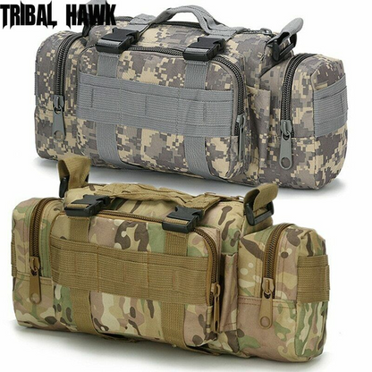 Waist Bag 6L Waterproof Oxford Shoulder Bag Military Tactical Camo Mochila Bolsa