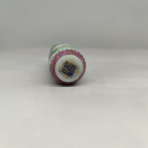 vintage chinese peking glass signed antique snuff bottle hand painted rooster