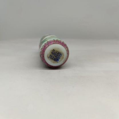 vintage chinese peking glass signed antique snuff bottle hand painted rooster