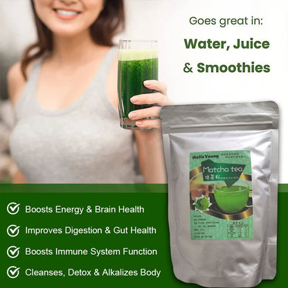 Drink Matcha Powder Pure Organic Green Tea Baking Without Additive Weight Loss