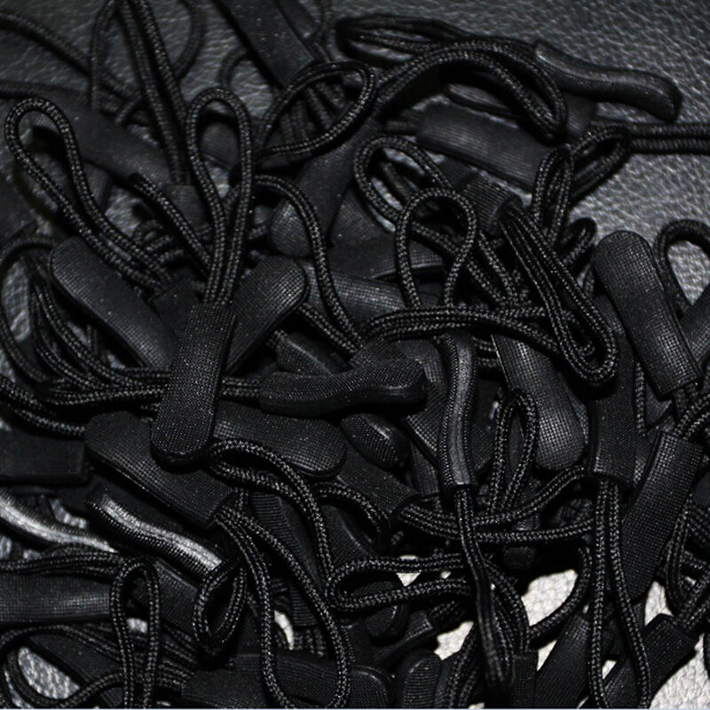 10PCS EDC Zipper Pulls Cord Rope Ends Lock Zip Clip Buckle For Bags -ca