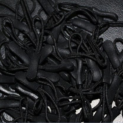 10PCS EDC Zipper Pulls Cord Rope Ends Lock Zip Clip Buckle For Bags -ca