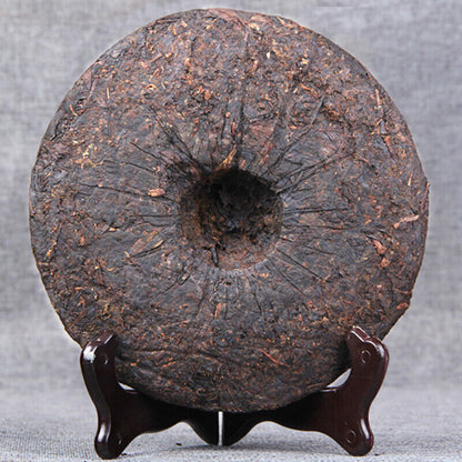 Pu'er Cooked Tea Cake Menghai Brown Mountain Old Tree 357g Pu-erh Black Tea