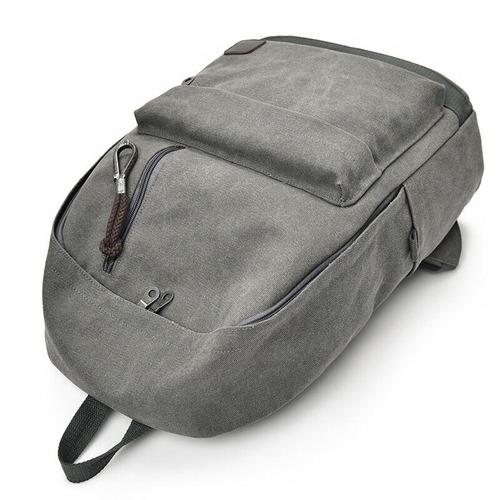 Women Men Canvas Backpacks Large School Bags Boys Girls Travel Laptop Backbag