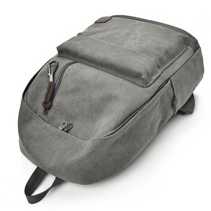 Women Men Canvas Backpacks Large School Bags Boys Girls Travel Laptop Backbag