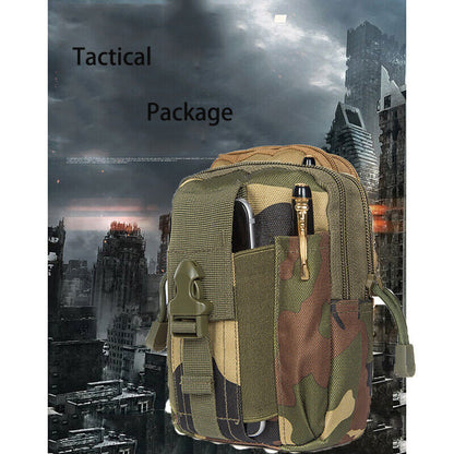 Men Tactical Bag Belt Waist Pack Pouch Military Running Pocket Camping Tool Bags