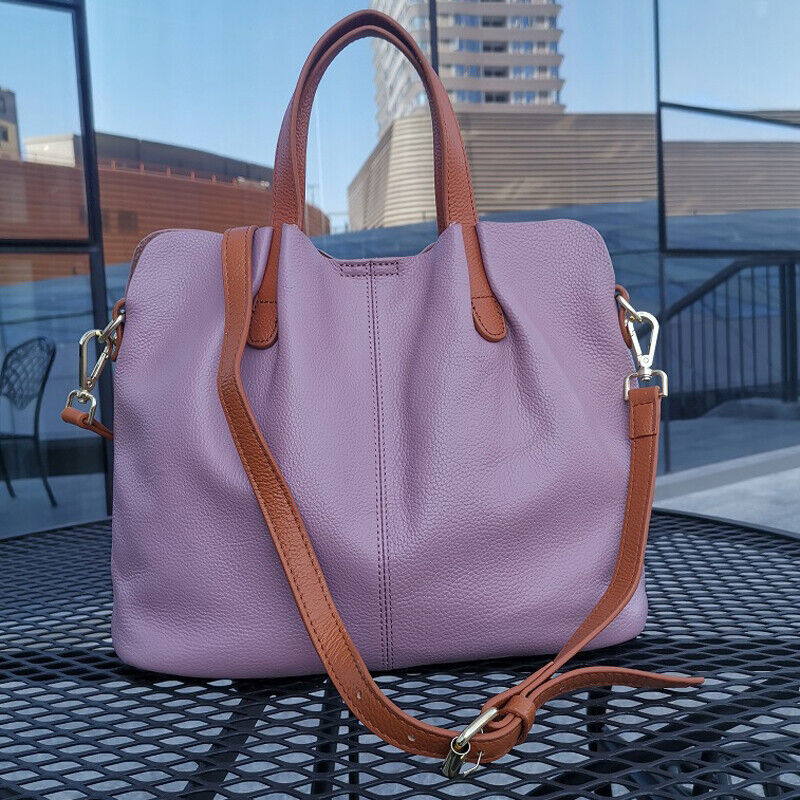 Soft Genuine Leather Women's Handbags Shoulder Bag Crossbody Bag Satchel Tote