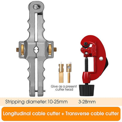 Longitudinal Opening Knife Sheath Cable Slitter Fiber Optic Cable Stripper SI-01