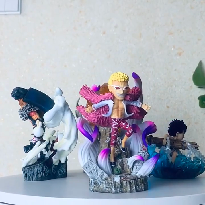Anime One Piece Charlotte Katakuri Ruffy Donquijote Doflamingo PVC Actionfigur-