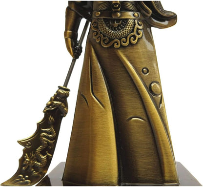 Chinese Fengshui Statue Antique Bronze Finish for Decoration Home Office Gift