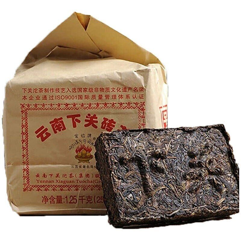 2021 Xiaguan Baoyan Pu-Erh Xia Guan Flame Tibetan Tea Puer Tea Brick Raw 250g