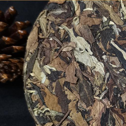 Premium Pu-erh White Tea Cake Yunnan Big Leaf Puerh Tea Old Tree Tea 200g