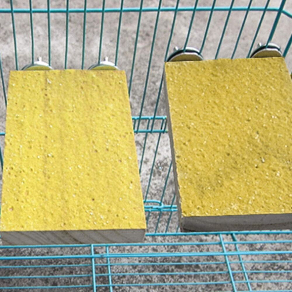 6 Pack Birdcage Stands Bird Platform for Cockatiels Perch Lava Ledge for Birds