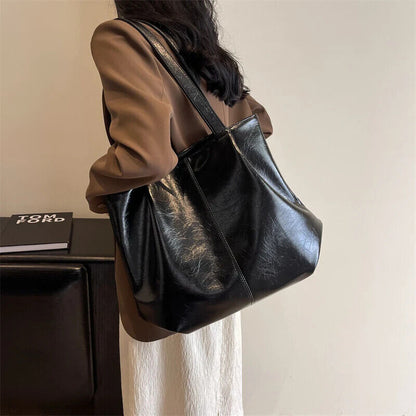 Big Shoulder Bags Women Tote Bag 2023 Winter Hand Bag Travel Handbag