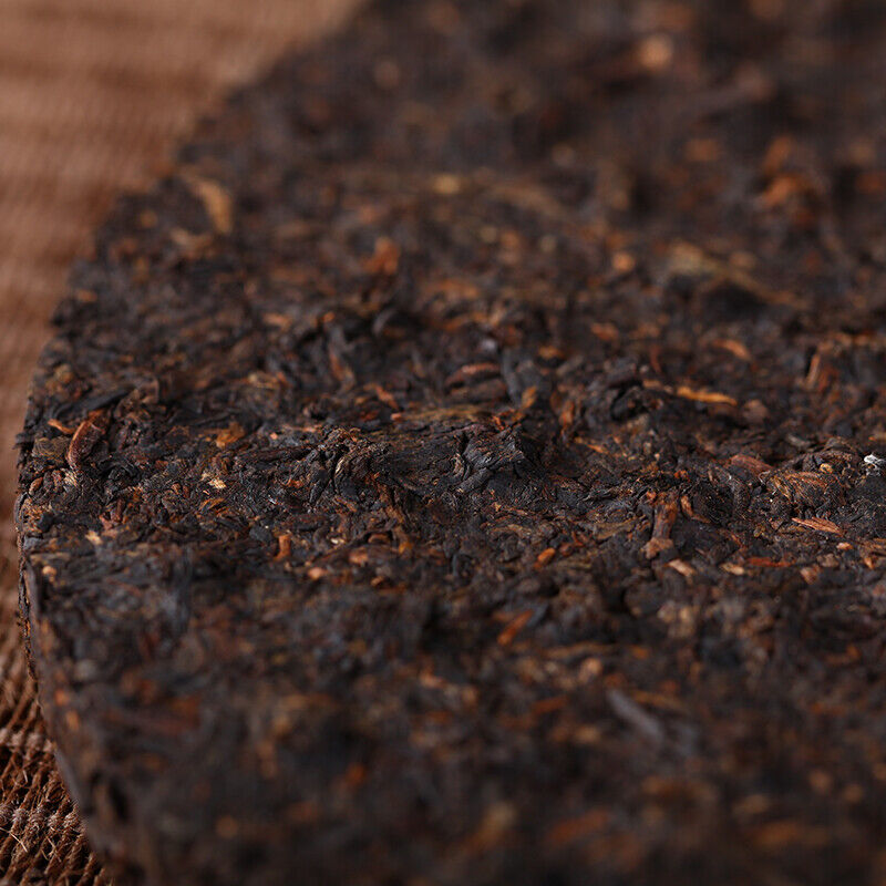2017 Xiaguan Big Snow Mountain Shangpin Jinsi Discus Cooked Puer Tea Ripe 357g