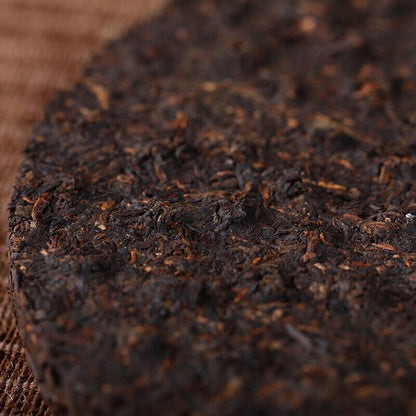 2017 Xiaguan Big Snow Mountain Shangpin Jinsi Discus Cooked Puer Tea Ripe 357g