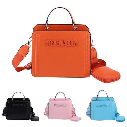 Fashion Square Bag Women's High-Quality Shoulder Handbag Crossbody Messenger Bag