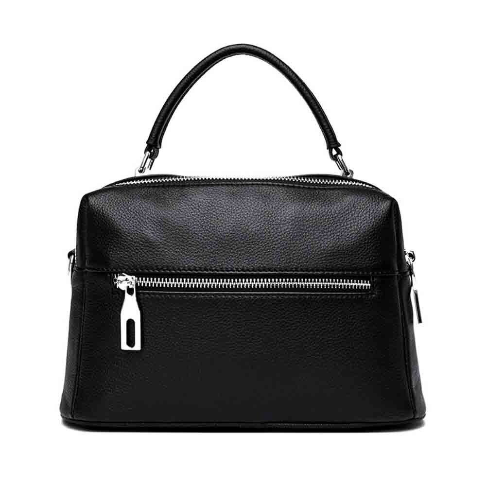 Bag for Women Genuine Leather Shoulder Purses Multi-Pocket Cowhide Female Bag