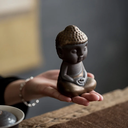 Embersceramic Ceramic Small Buddha Statue Teapet
