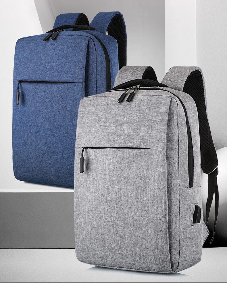 Men's Backpack Oxford Cloth Bag Charging Rucksack Male Laptop Travel Bagpack