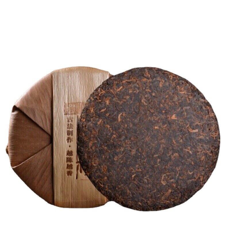 Yunnan Old Tree Pu'er Tea Organic Black Tea 357g Top-Grade Pu-Erh Cooked Tea